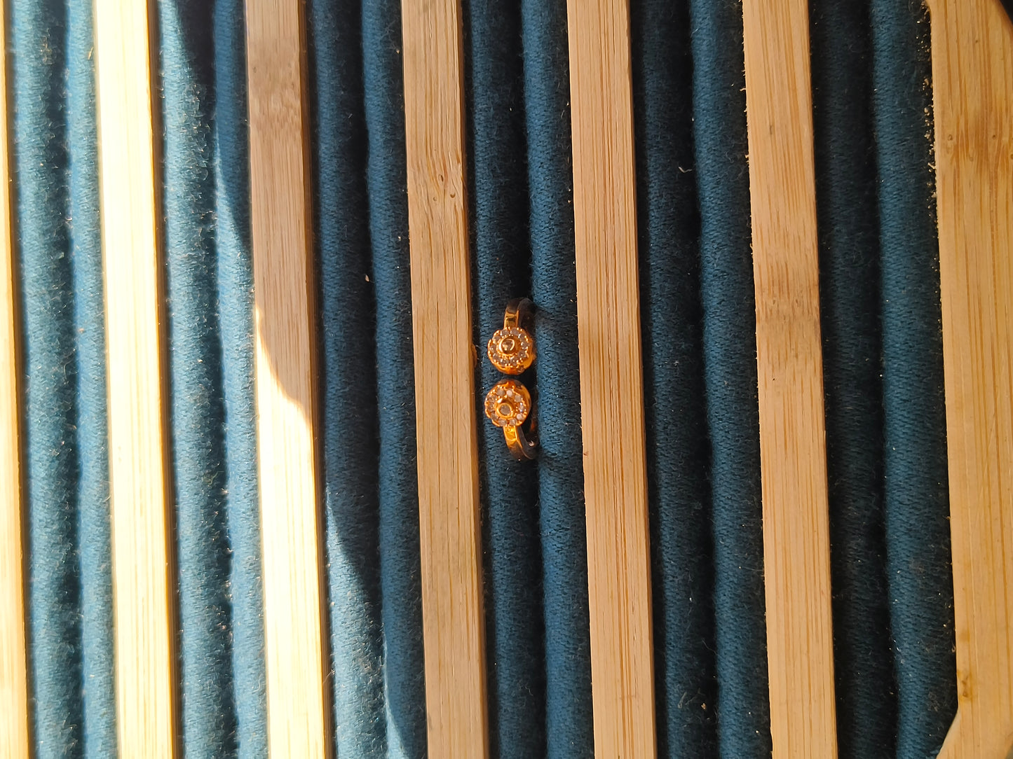 Double Circle American Diamond Ring for Women