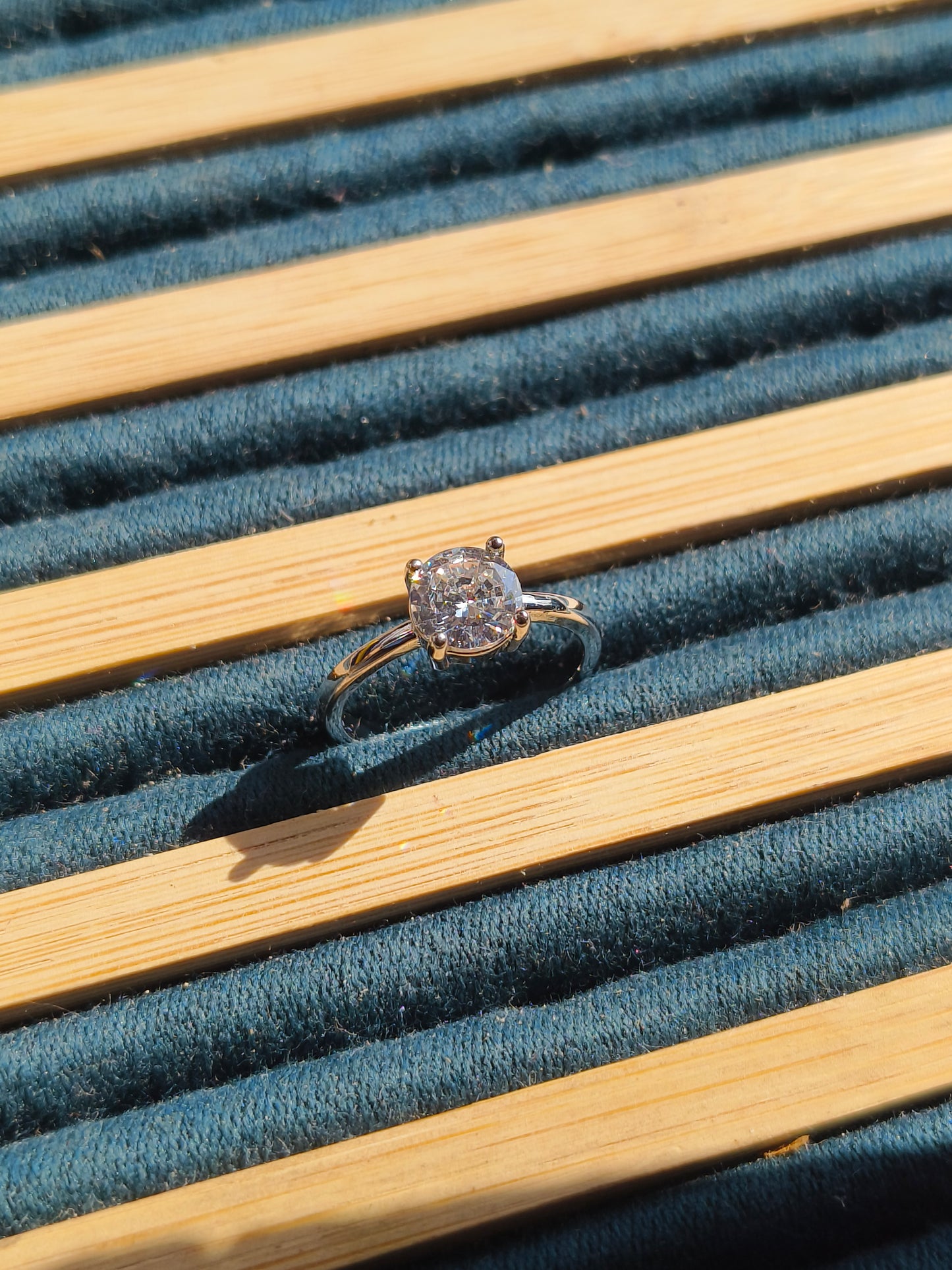 Round Cut CZ Solitaire Ring | Classic Minimal Statement Ring