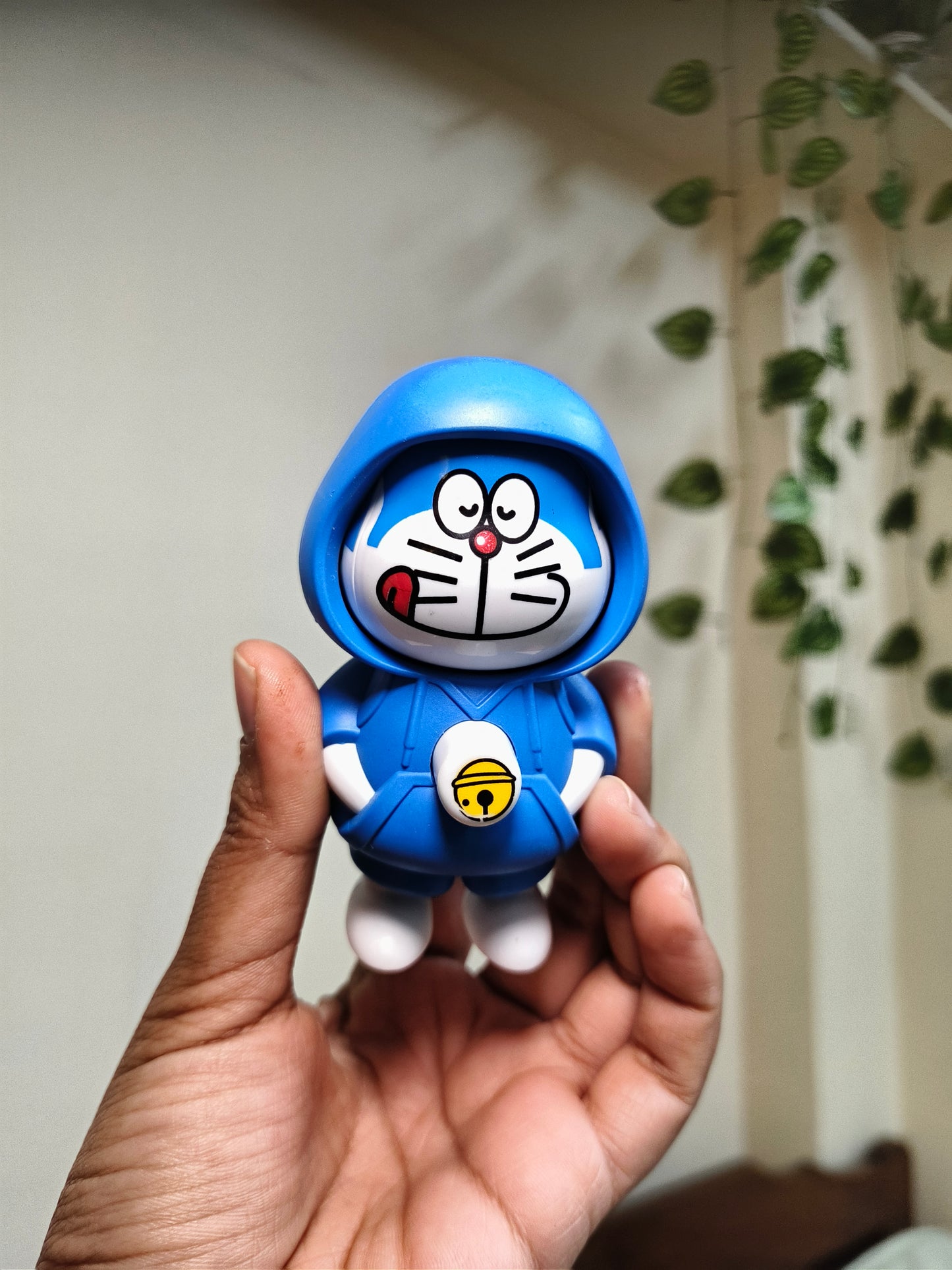 Cute Doraemon Hoodie Mini Figure keychain | Cartoon Anime Collectible Toy | Keychain Figurine for Kids & Fans