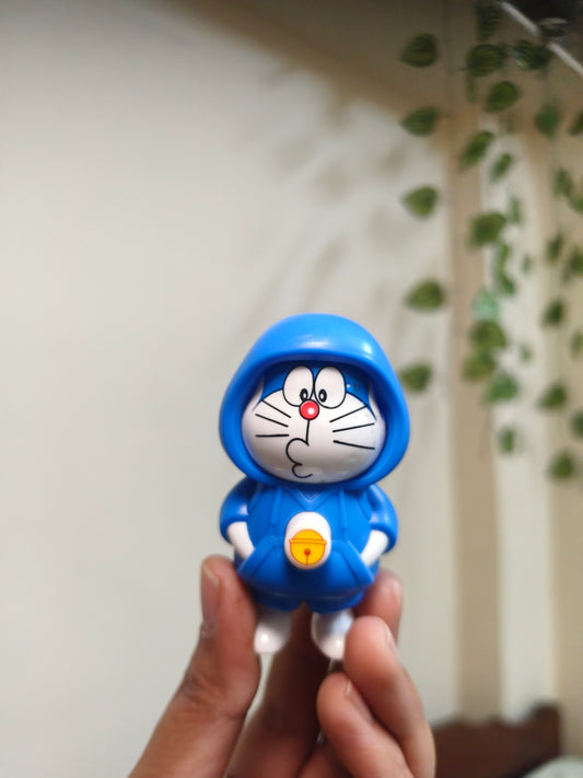 Mini Mood Changing Doraemon Blue Cartoon Keyring | Doraemon Cute Character Keychain | Aesthetic Bag & Car Charm