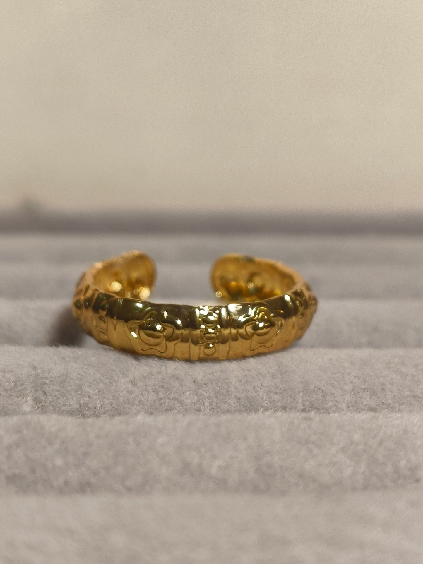 Golden Orbit Statement Ring ✨