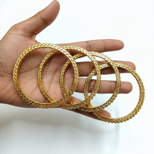 Golden pearl Bangles