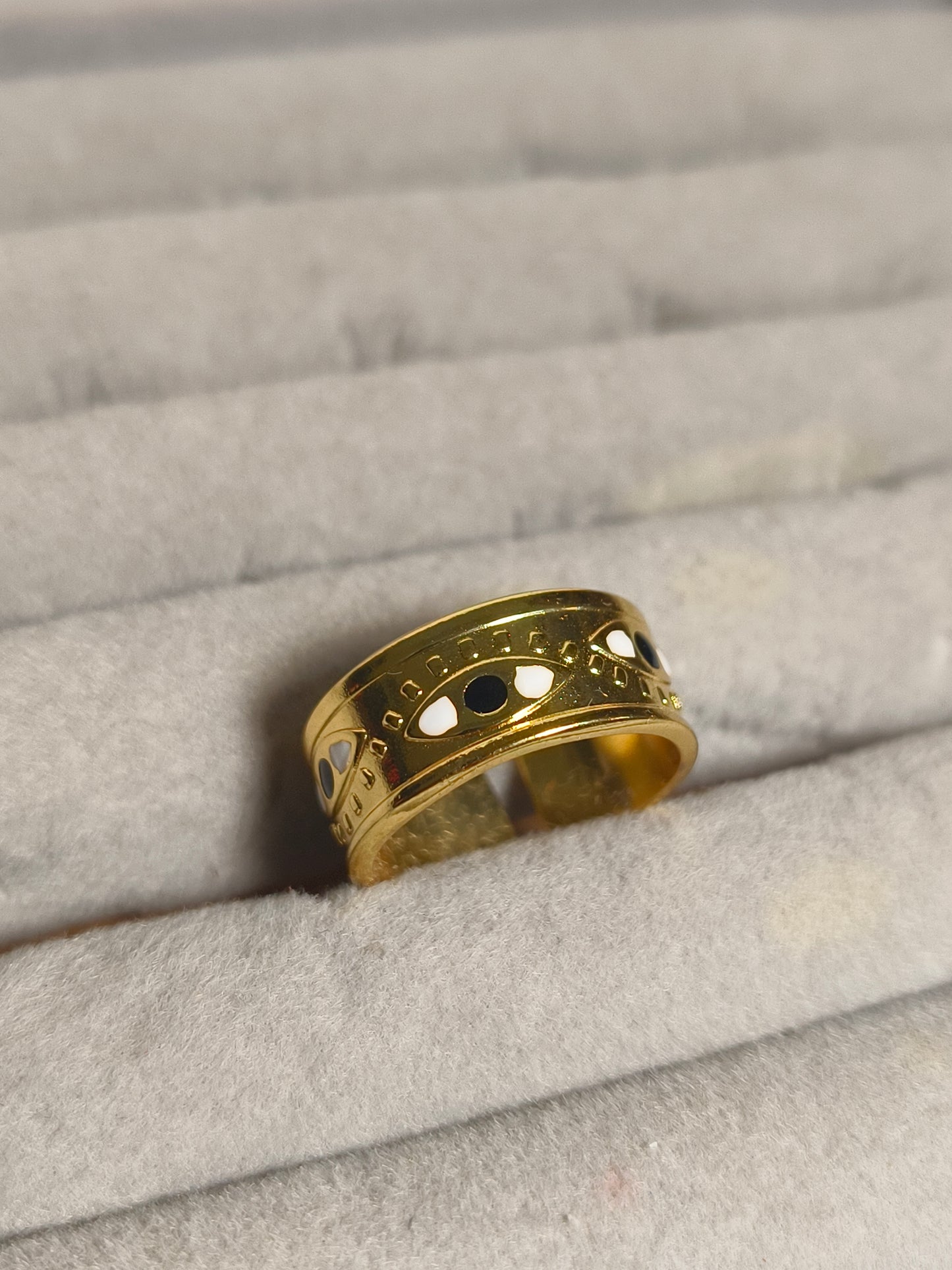 Evil Eye Anti-Tarnish Waterproof Band Ring 🧿✨