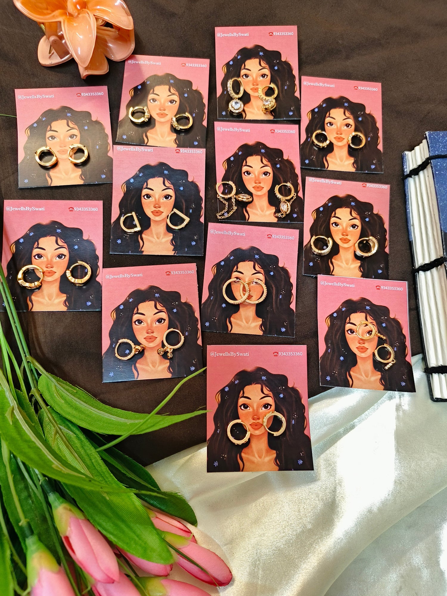 ANTITOURNISH EARRINGS  HOOPS