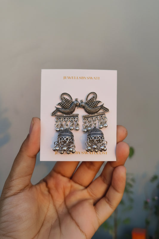 SILVER BIRD JHUMKI