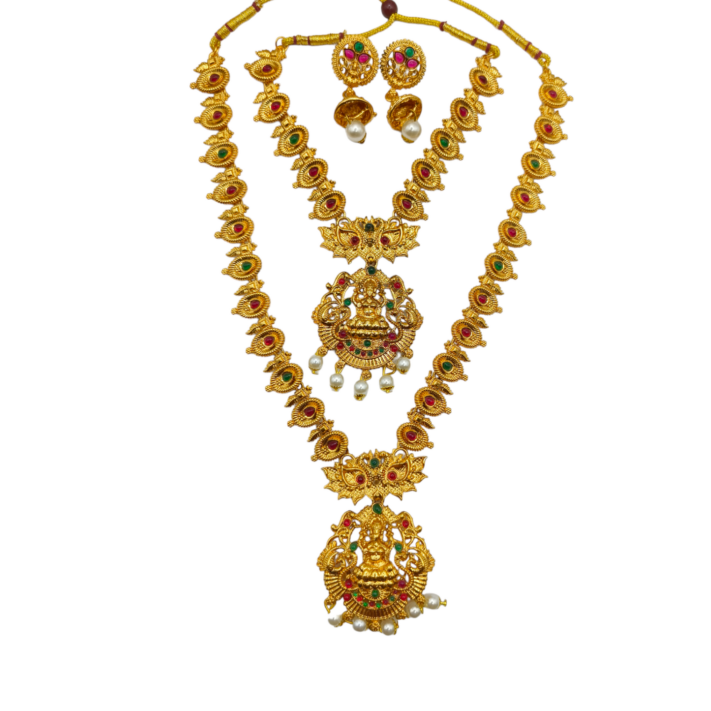 Regal Temple Jewellery Set – A Touch of Royal Tradition 👑