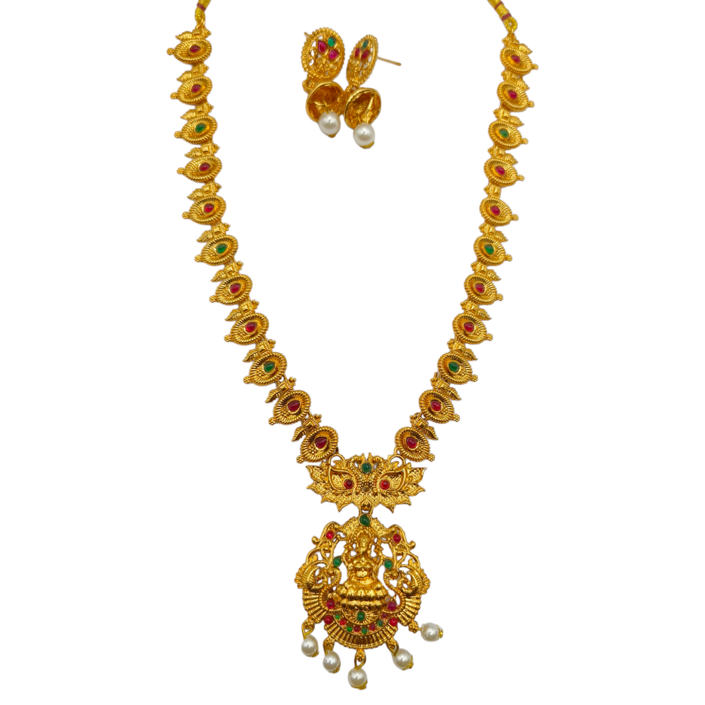 Regal Temple Jewellery Set – A Touch of Royal Tradition 👑