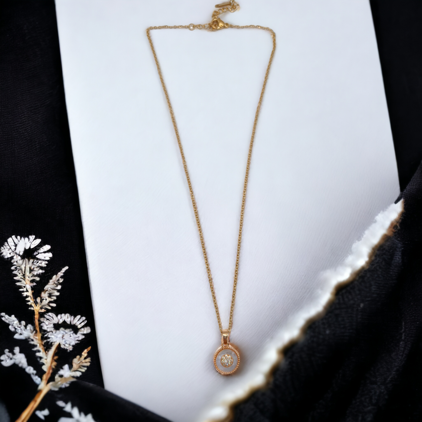 ROSE GOLD Charm Necklace