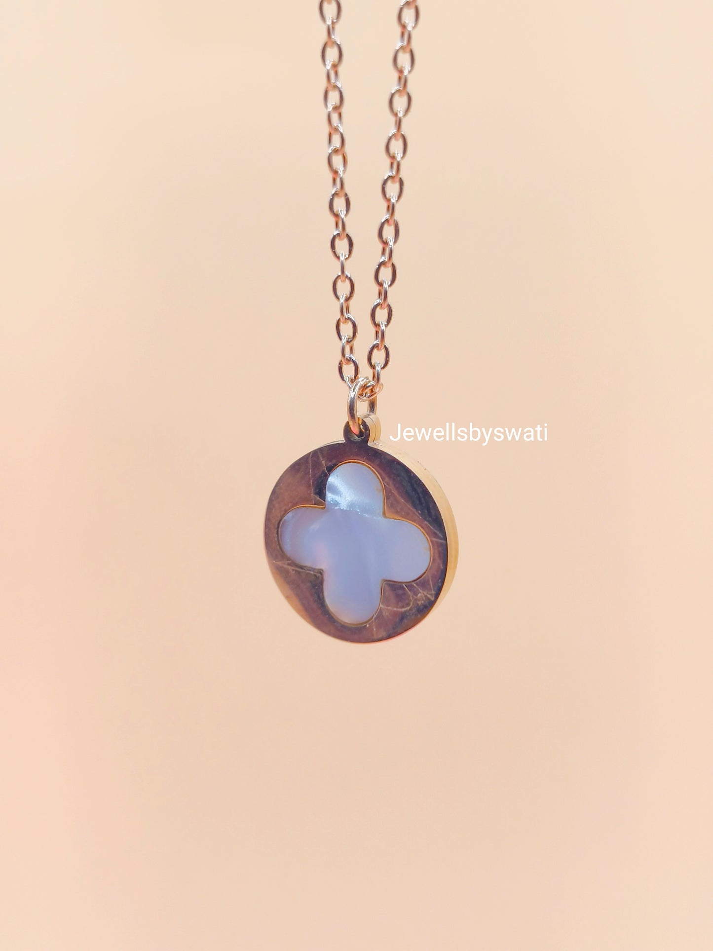 Golden Clover Charm Necklace