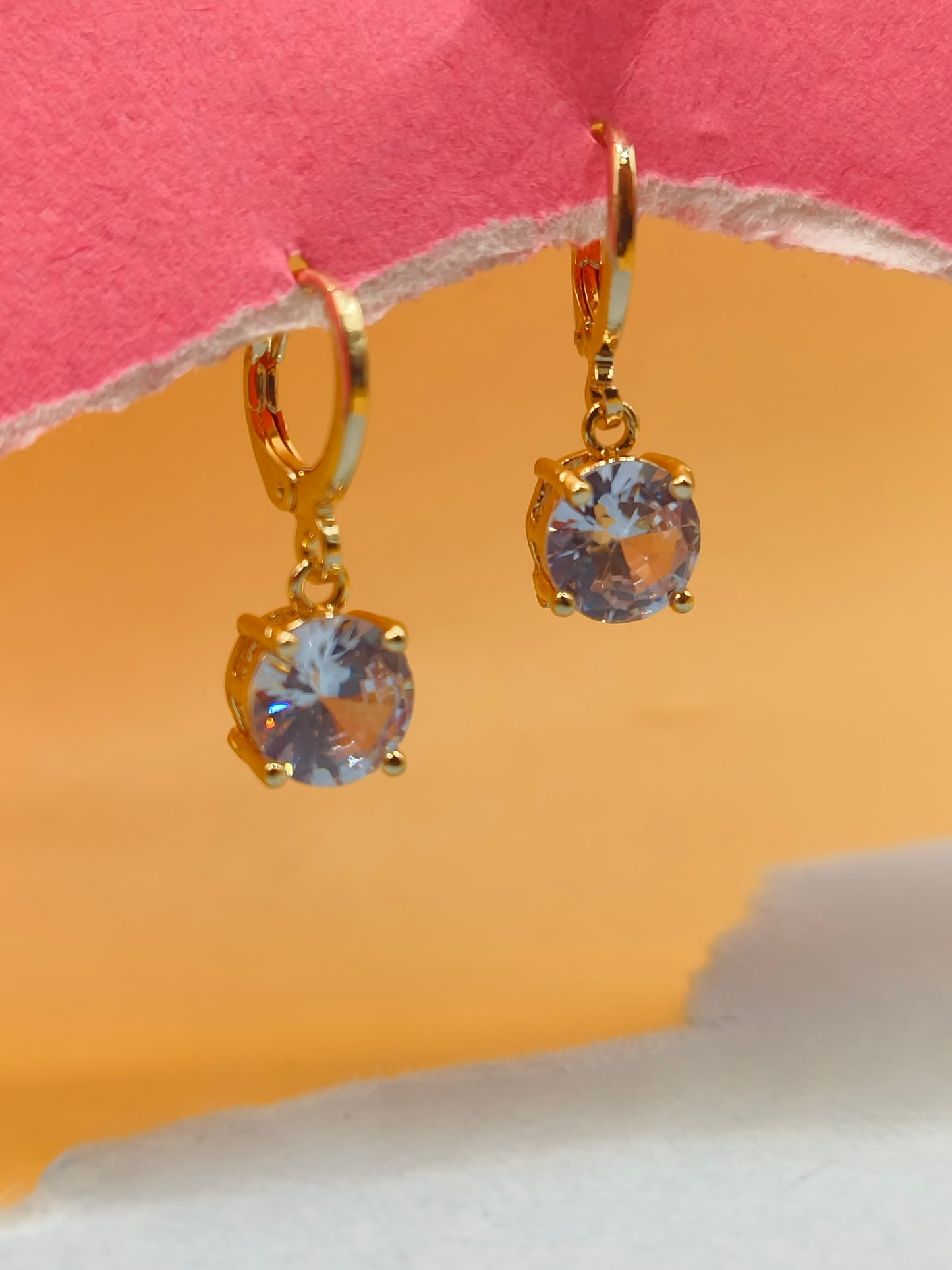 Classic Silver Crystal Drop Earrings | Timeless Elegance | Jewells by Swati