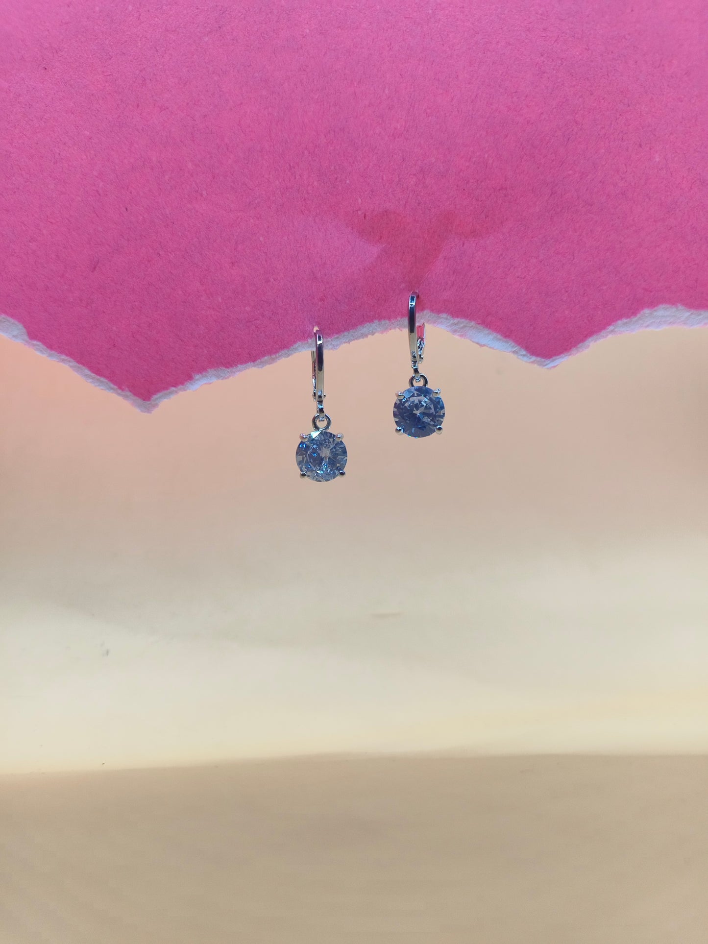 Classic Silver Crystal Drop Earrings | Timeless Elegance | Jewells by Swati