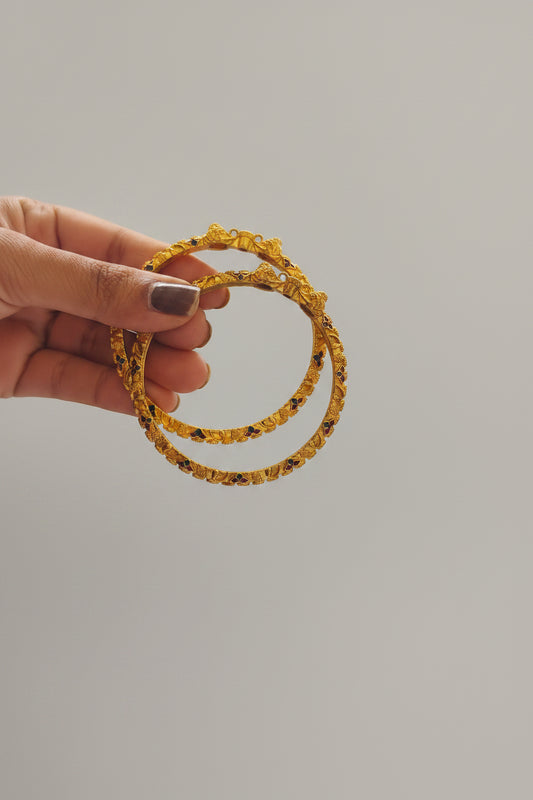 ROYAL ELEPHANT GOLDEN BANGLES