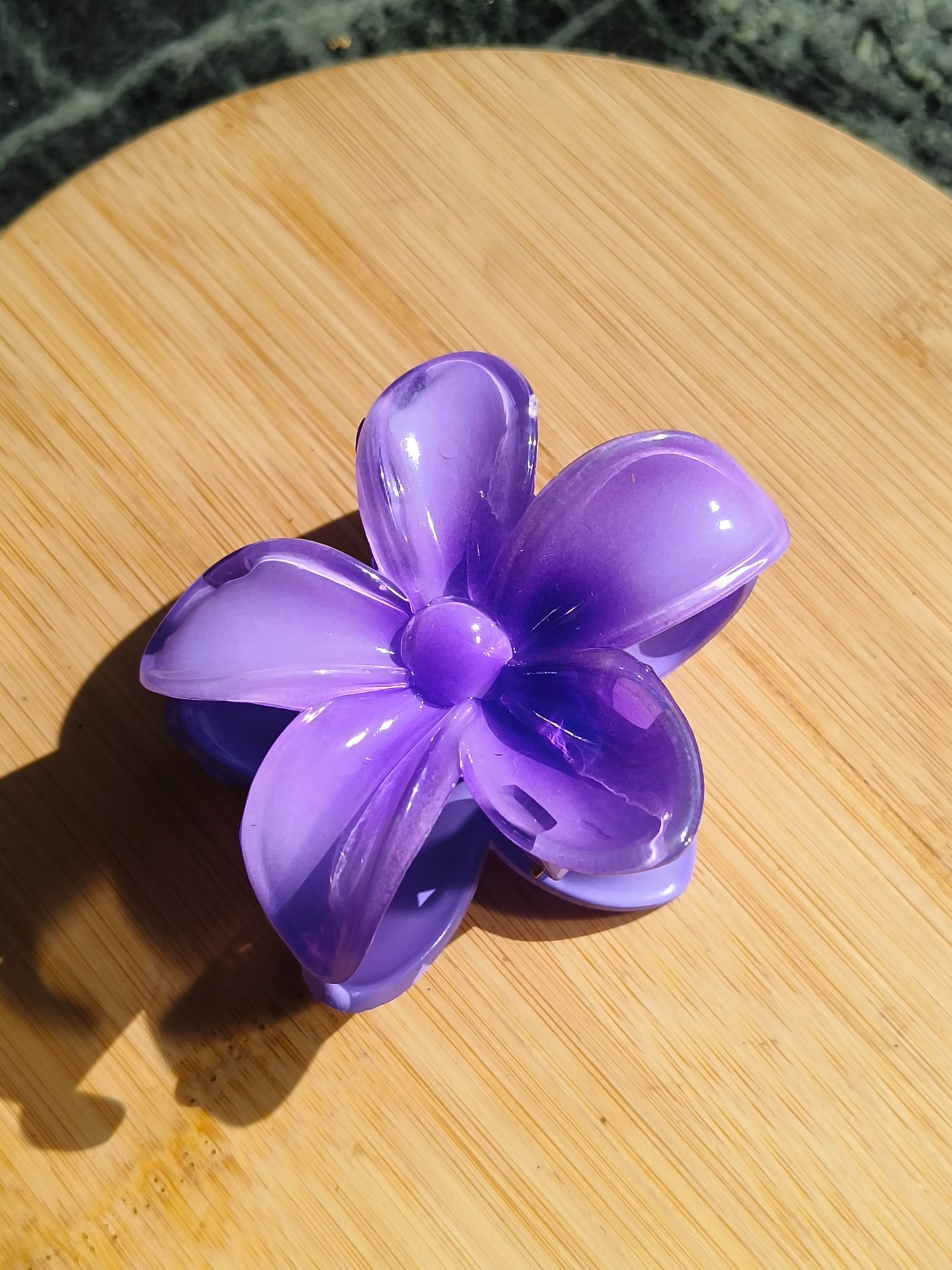 DAISY Flower Hair Claw Clip | Single Floral Hair Clip for Girls & Women