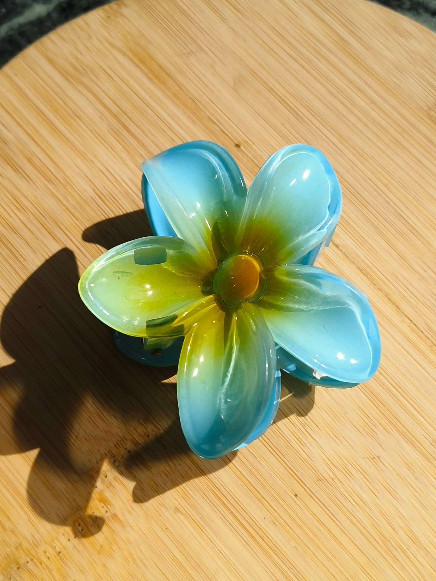 DAISY Flower Hair Claw Clip | Single Floral Hair Clip for Girls & Women