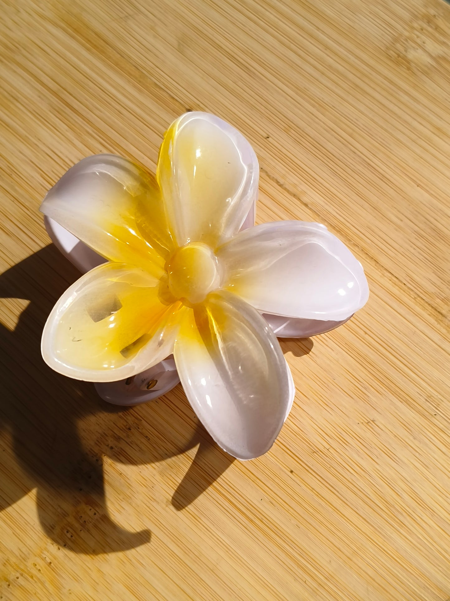 DAISY Flower Hair Claw Clip | Single Floral Hair Clip for Girls & Women