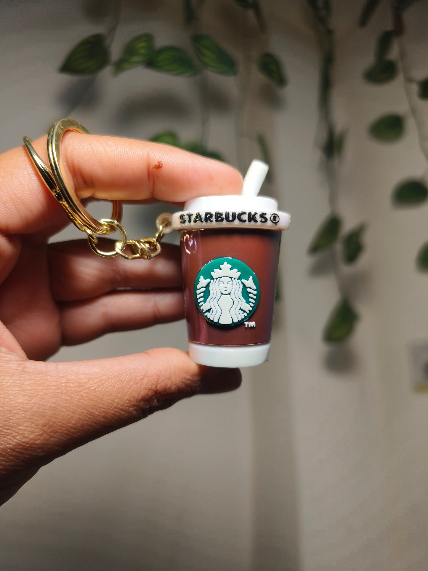 Mini Coffee Cup Keychain | Starbucks Style Cute Tumbler Keyring for Bag, Keys & Coffee Lovers