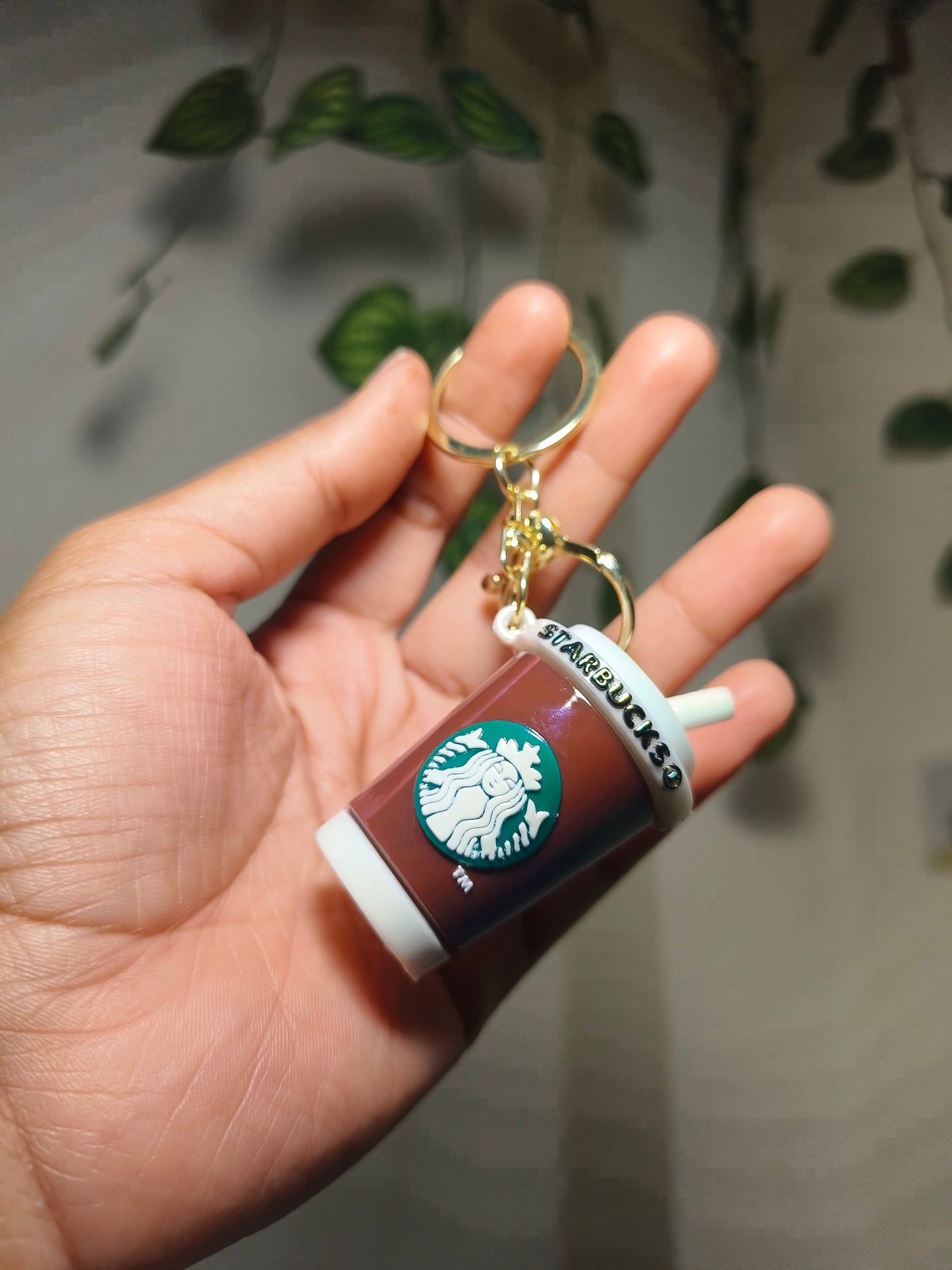 Mini Coffee Cup Keychain | Starbucks Style Cute Tumbler Keyring for Bag, Keys & Coffee Lovers