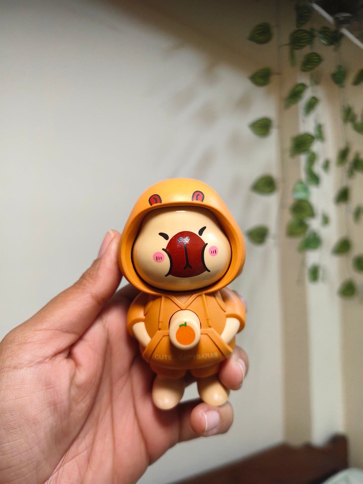 3 Mood Changing Capybara Hoodie Keychain | Cute Kawaii Animal Keyring | Flip Face Cartoon Keychain