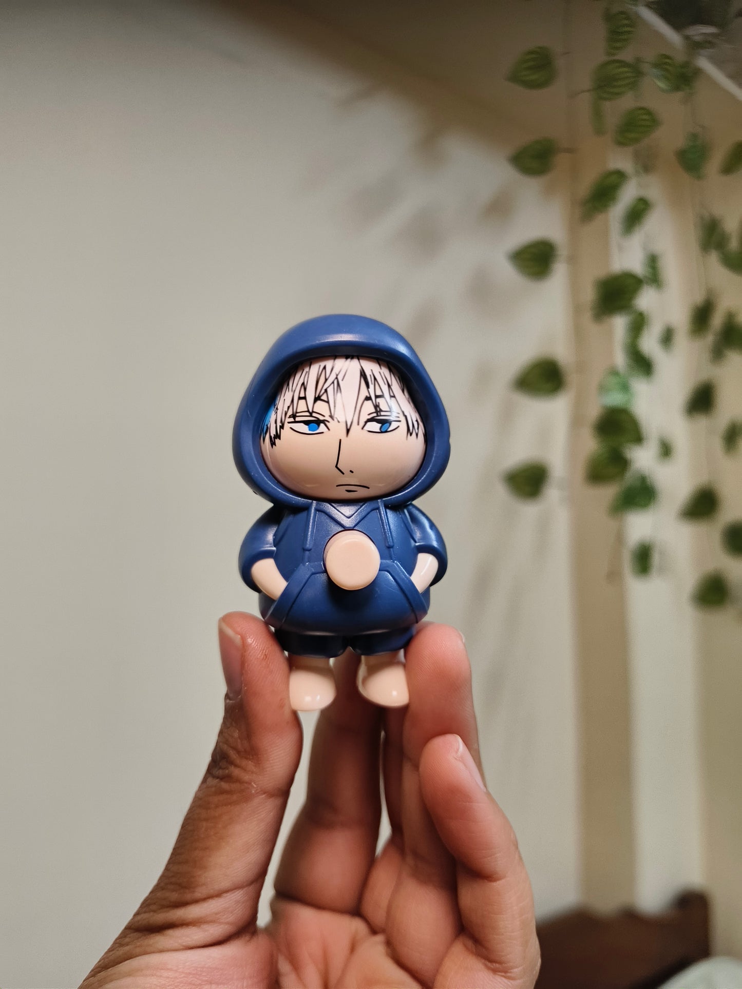 Mini 3 Mood Changing Anime Boy Keyring | Flip Face Hoodie Cartoon Keychain | Cute Collectible Key Ring