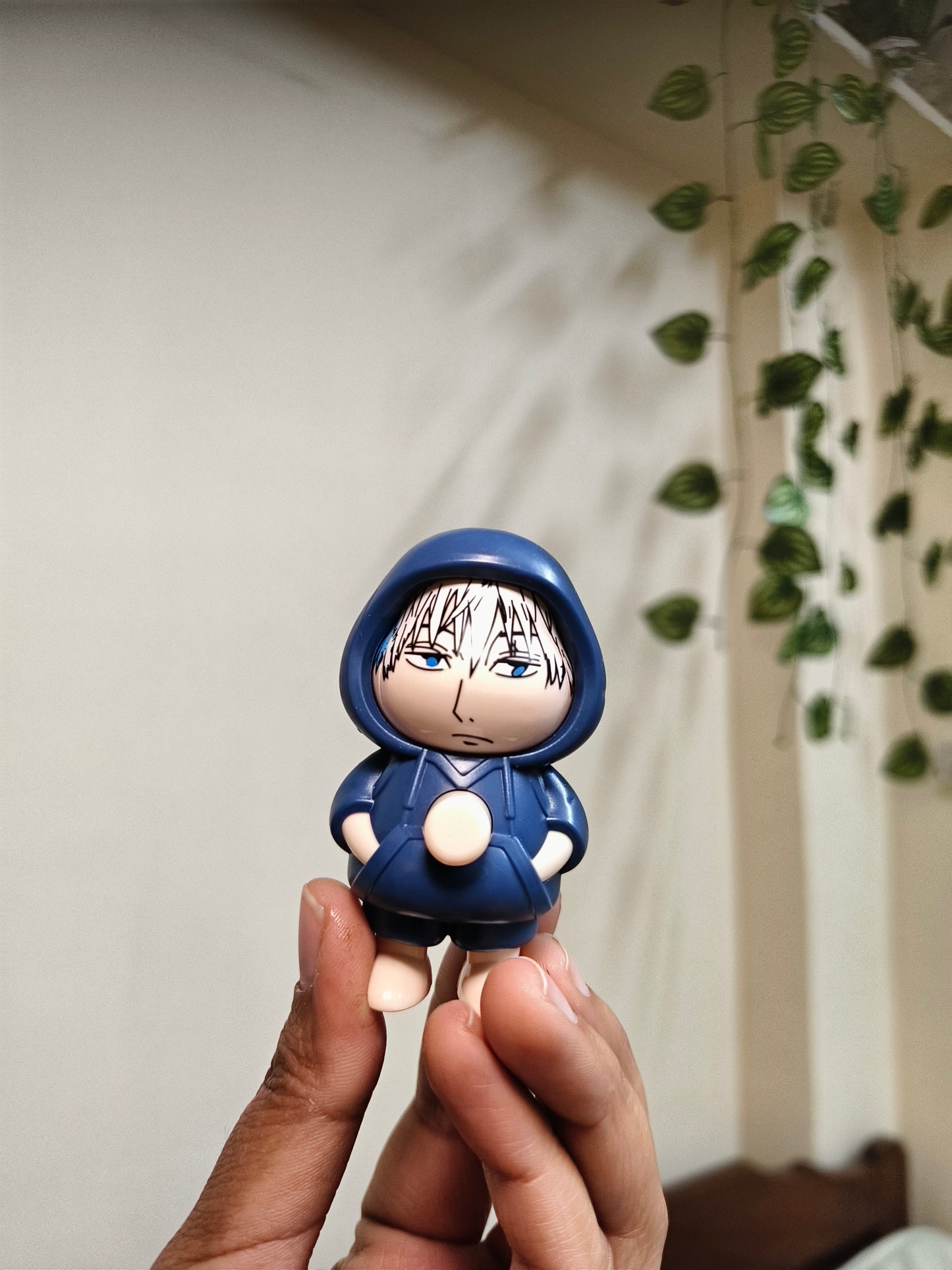 Mini 3 Mood Changing Anime Boy Keyring | Flip Face Hoodie Cartoon Keychain | Cute Collectible Key Ring