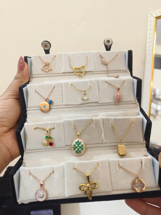 12 Designer Necklaces in 1 Box 😍 Anti-Tarnish