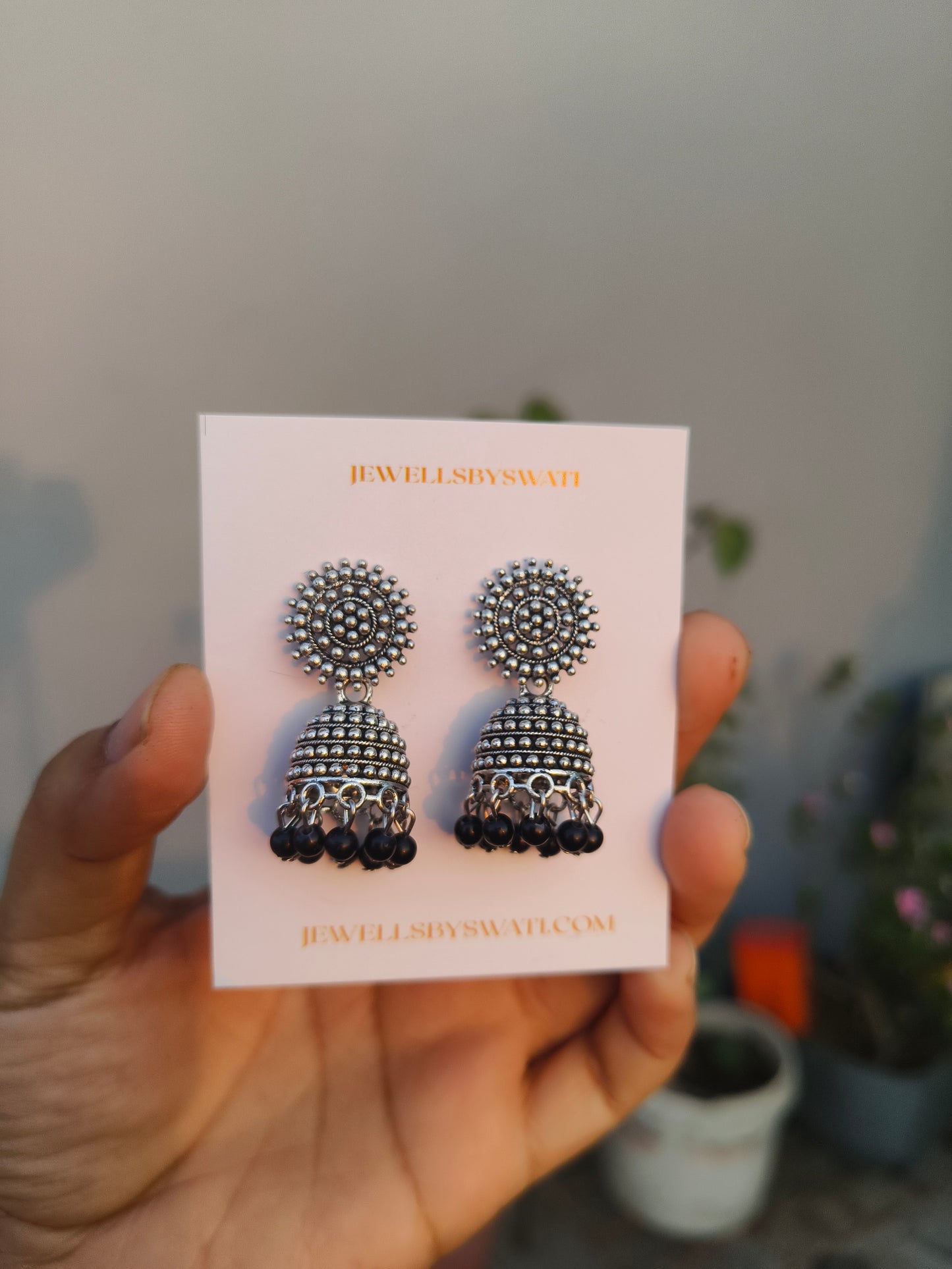 Combo of 7 Oxidized Silver Earrings Set for Women