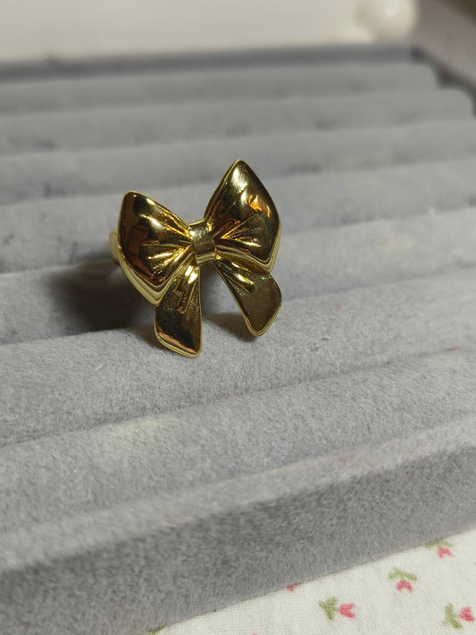 Golden Bow Ring