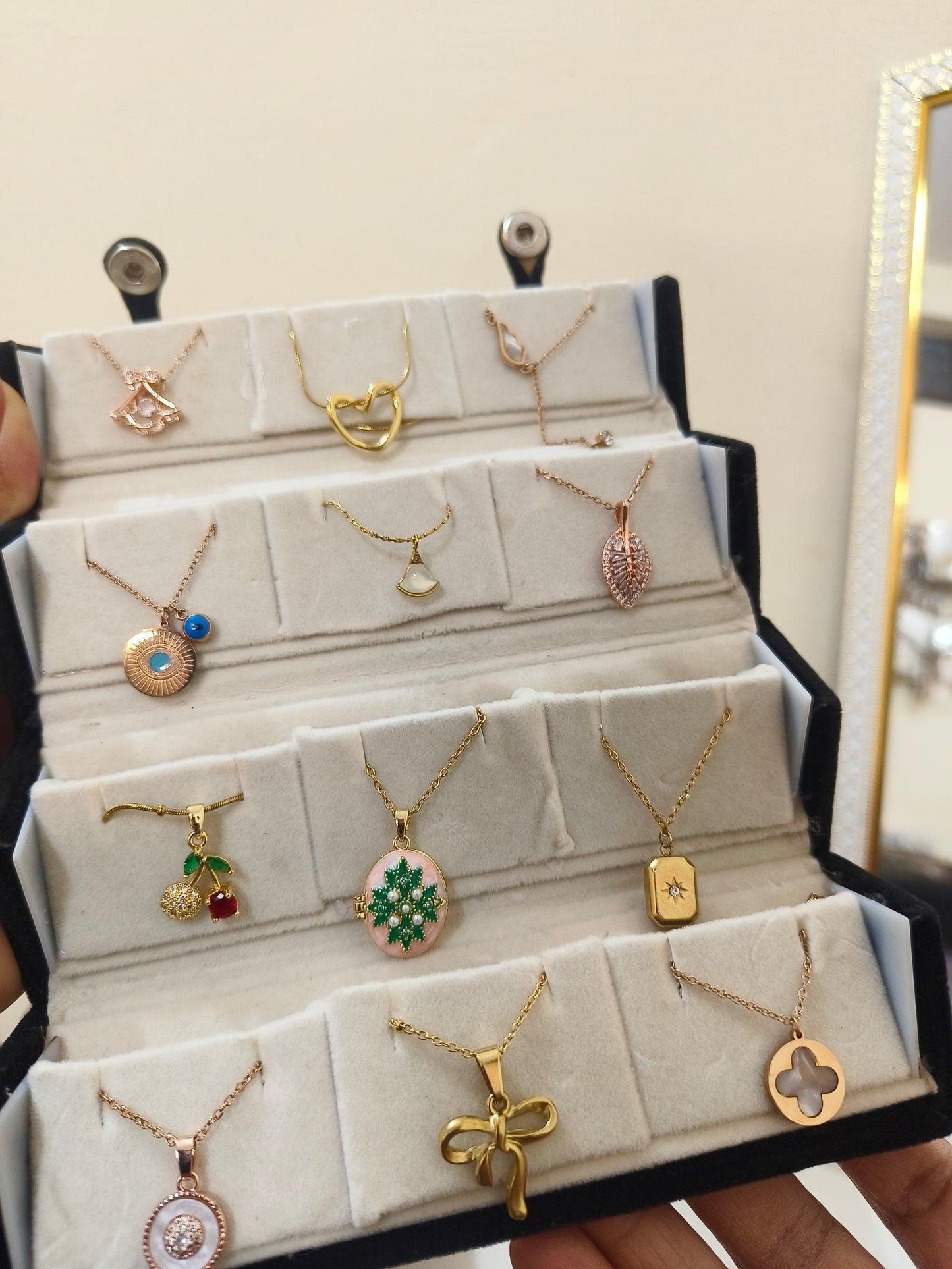 12 Designer Necklaces in 1 Box 😍 Anti-Tarnish