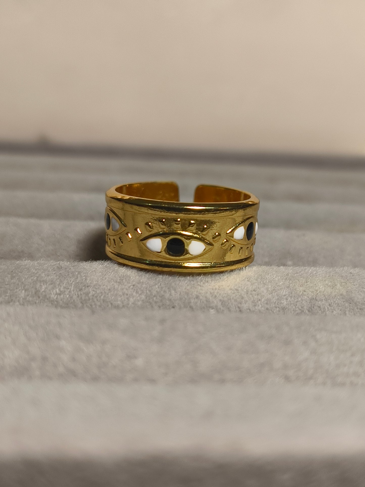 Evil Eye Anti-Tarnish Waterproof Band Ring 🧿✨