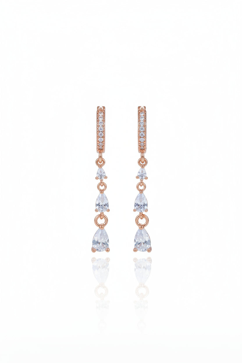American Diamond Drop Earrings 🤍