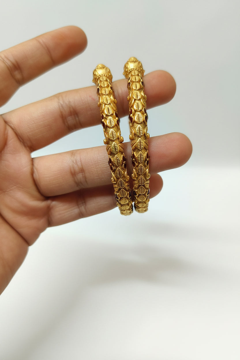 ROYAL ELEPHANT GOLDEN BANGLES