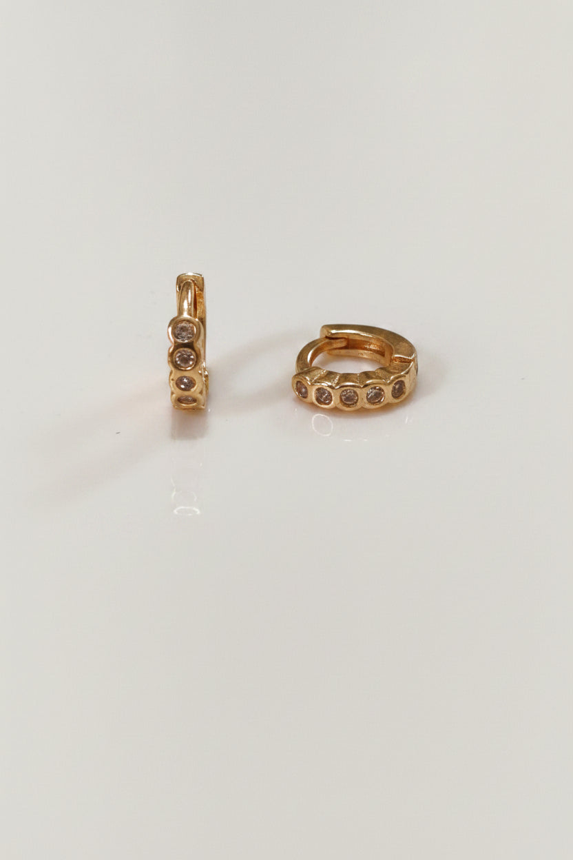 American Diamond Hoop for loop piercing and helix