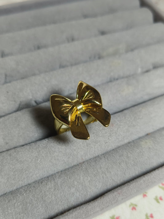 Golden Bow Ring