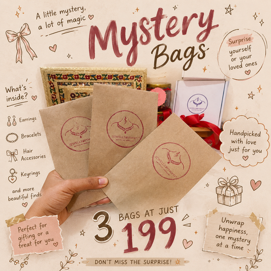 ✨ 3 Mystery Bags – Surprise Accessories Combo ✨