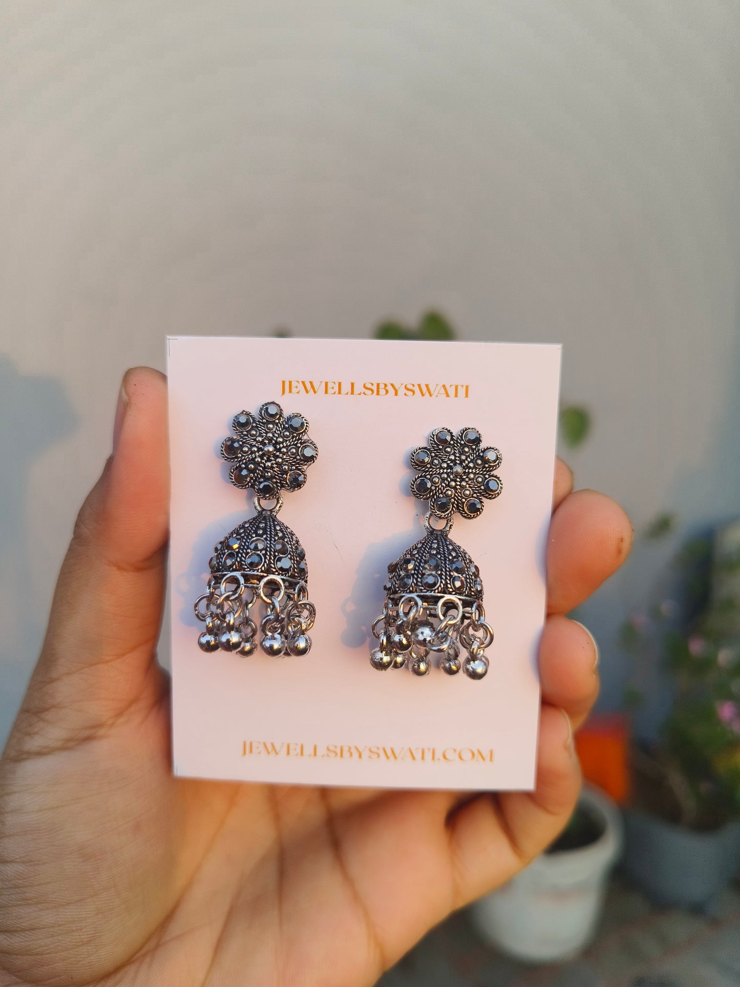 Combo of 7 Oxidized Silver Earrings Set for Women