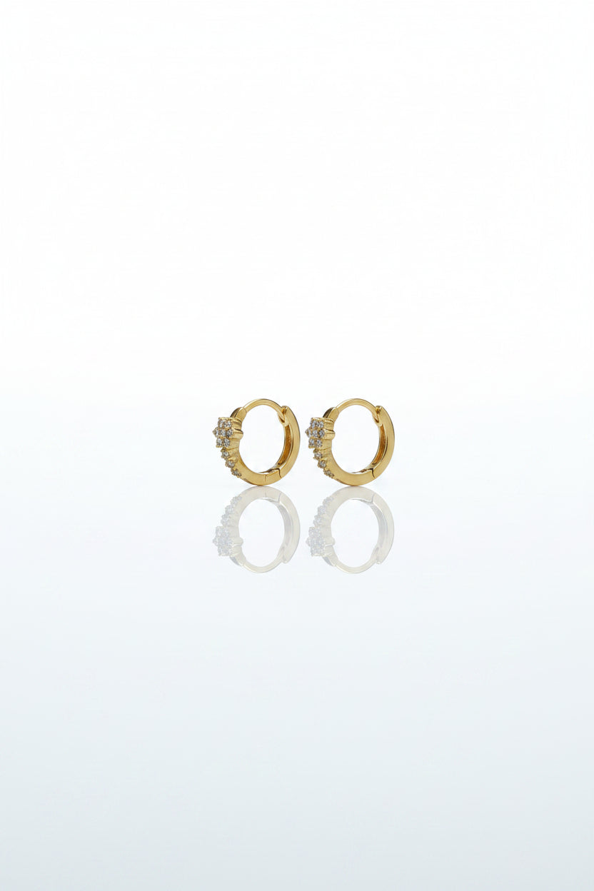 Flower Hoops For Upper Lobe &Helix piercing