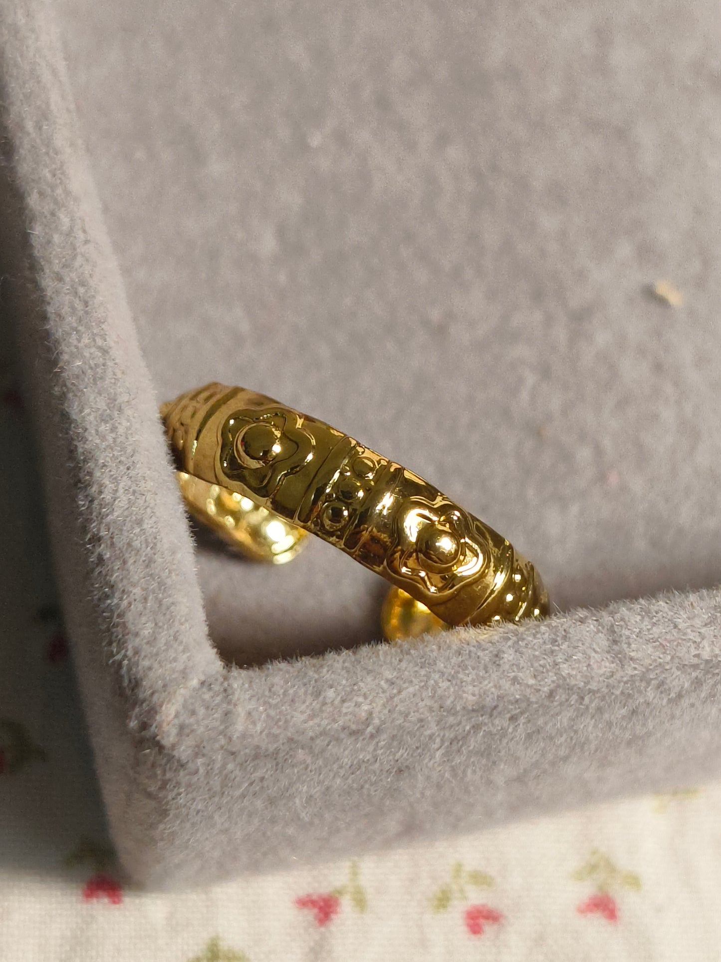 Golden Orbit Statement Ring ✨