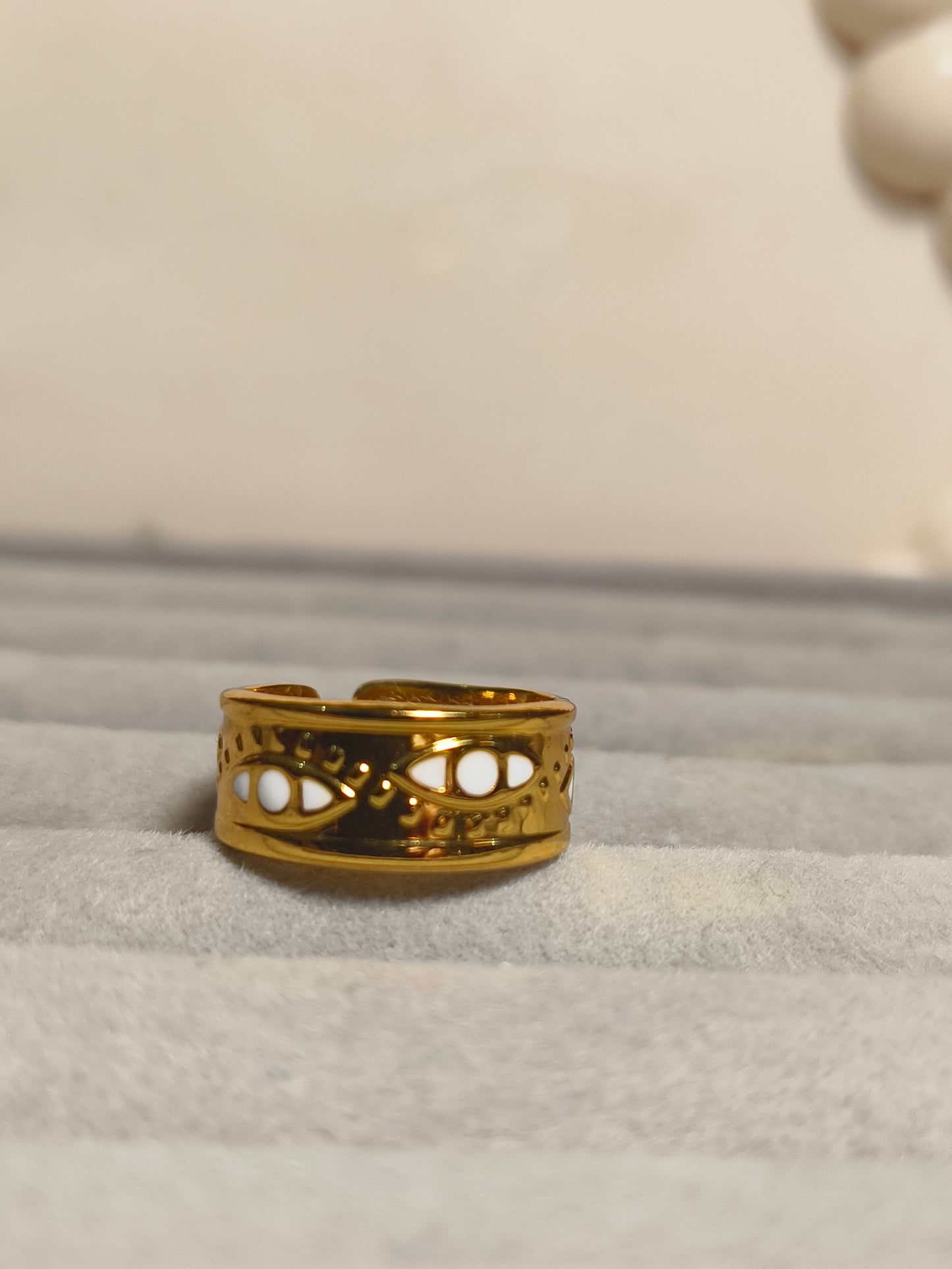 Evil Eye Anti-Tarnish Waterproof Band Ring 🧿✨