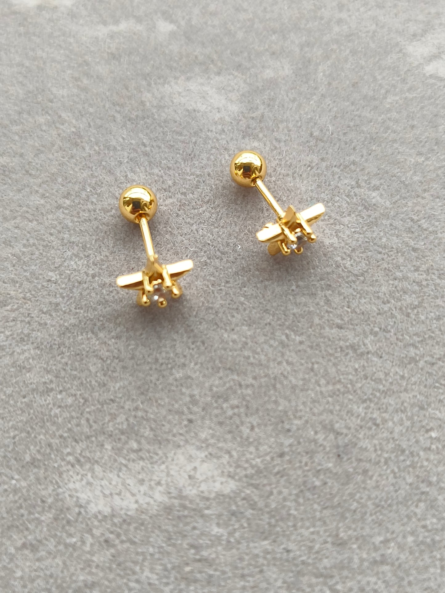 Ball Back Star Studs |BB34