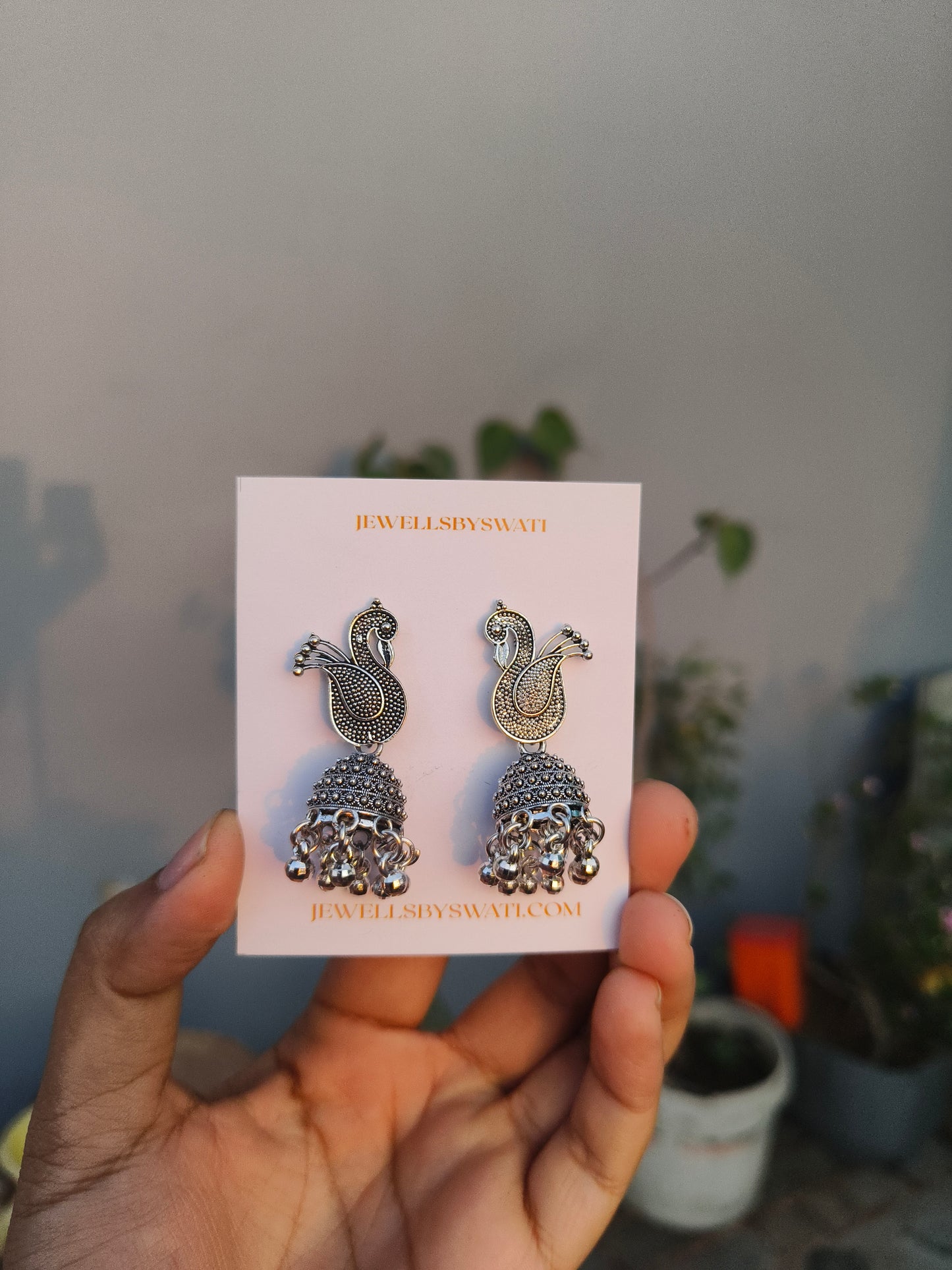 Combo of 7 Oxidized Silver Earrings Set for Women