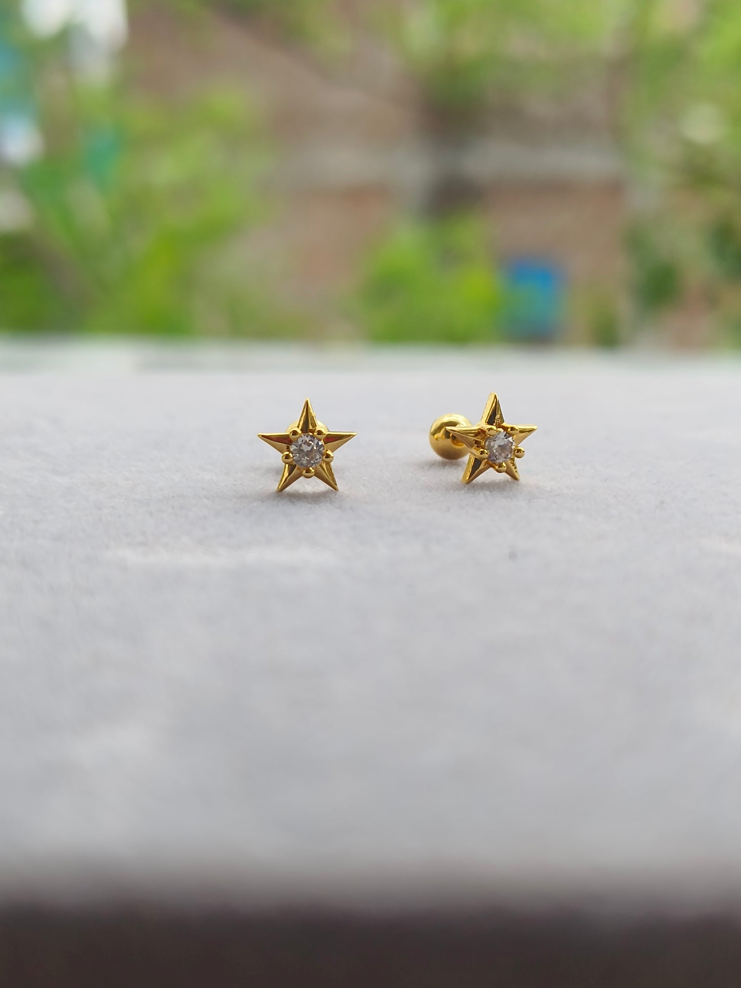 Ball Back Star Studs |BB34